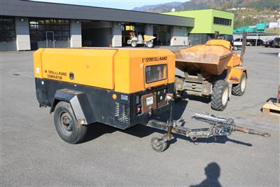 Einachsanhänger-Generator, Ingersoll-Rand, Type G40WP - Fahrzeuge und Technik