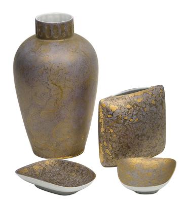 2 Vasen und 2 Schalen, - Kunst und Antiquitäten