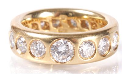 Brillantdamenring zus. ca. 2,10 ct - Art and Antiques, Jewellery