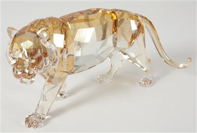 Swarovskifigur Tiger - Umění a starožitnosti, Klenoty