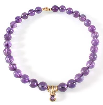 Collier aus Amethysten - Arte, antiquariato e gioielli