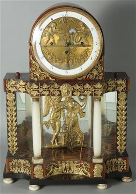 Frühe Biedermeier Kommodenuhr - Kunst, Antiquitäten und Schmuck