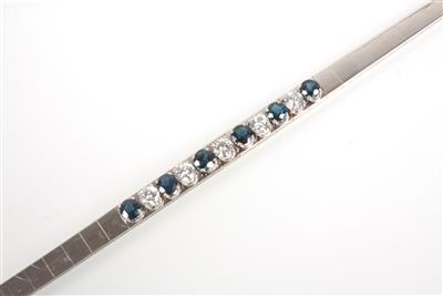 Saphir Brillant Armband - Antiques, art and jewellery