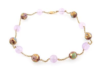 Amethyst Halskette - Kunst, Antiquitäten und Schmuck