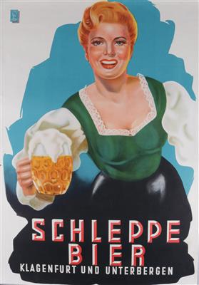 Schleppe Bier 2 Plakate - Kunst, Antiquitäten und Schmuck