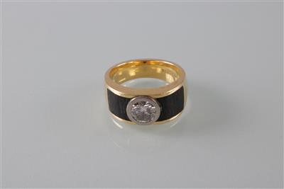 Brillantring ca. 0,90 ct - Art, antiques and jewellery