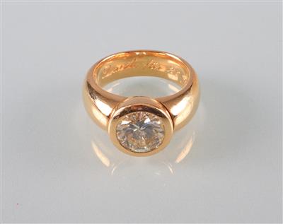 Brillantsolitärring ca.3,50 ct - Kunst, Antiquitäten und Schmuck