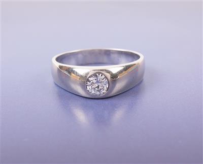 Diamant Solitärring ca.0,50 ct - Arte, antiquariato e gioielli