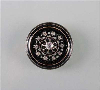 Diamantbrosche/Anhänger zus. ca.1,15 ct - Kunst, Antiquitäten und Schmuck