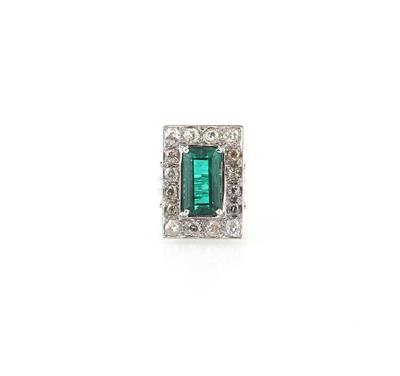 Diamantring zus. ca. 1,90 ct - Art, antiques and jewellery