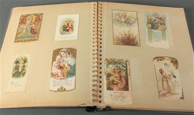 Album mit ca. 89 Andachtsbildern - Antiques, art and jewellery