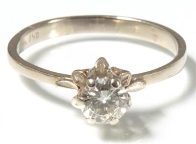 Brillantsolitär ca. 0,55 ct - Antiques, art and jewellery