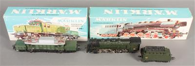 2 Modelleisenbahnen Märklin Modellnr. 3047 und 3022 - Antiques, art and jewellery