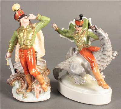 2 Zierfiguren - Antiques, art and jewellery