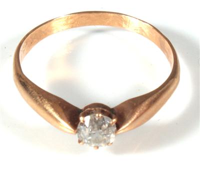 Diamantdamenring um 1900 - Arte, antiquariato e gioielli