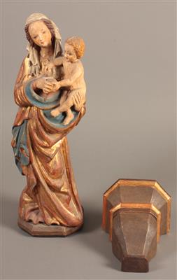 Skulptur "Madonna mit Kind" - Kunst, Antiquitäten und Schmuck