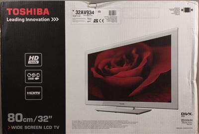 Toshiba Wide Screen LCD TV 32" - Arte, antiquariato e gioielli