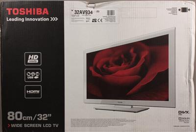 Toshiba Wide Screen LCD TV 32" - Kunst, Antiquitäten und Schmuck