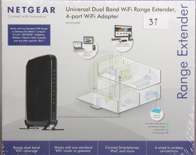 Netgear Universal Dual Band Wifi Range Extender, erweitert Dualband WLANAbdeckung - Antiques, art and jewellery