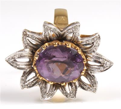 Amethystdamenring - Arte, antiquariato e gioielli