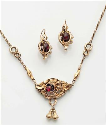 Biedermeier-Schmuckgarnitur - Antiques, art and jewellery