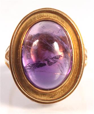 Amethyst-Damenring - Kunst, Antiquitäten und Schmuck