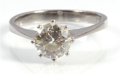 Brillantsolitär ca. 1 ct - Antiques, art and jewellery