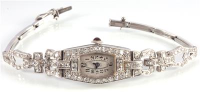 Art Dèco Damenarmbanduhr um 1920/30 - Arte, antiquariato e gioielli