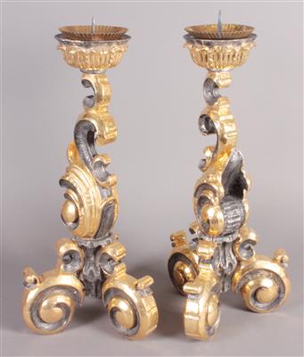 2 Altarleuchter im Stile des Barock - Antiques, art and jewellery