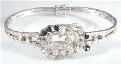 Brillant-Saphir-Armband - Klenoty