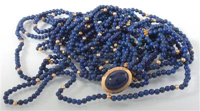 Lapis Lazulicollier - Antiques, art and jewellery