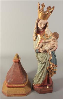 Skulptur "Madonna mit Jesusknaben" - Antiques, art and jewellery