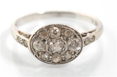 Diamantdamenring um 1920/30 - Umění, starožitnosti, šperky
