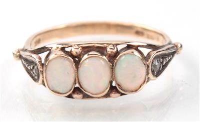 Opal-Diamant-Damenring - Arte, antiquariato e gioielli