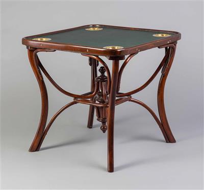 Jugendstil-Spieltisch Thonet Nr. 5 um 1905 - Umění, starožitnosti, šperky