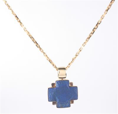 Lapis Lazuli Kreuzangehänge - Antiques, art and jewellery