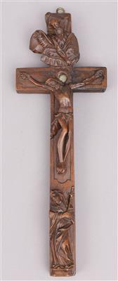 Reliquienkreuz Alpenländisch um 1800 - Kunst, Antiquitäten und Schmuck