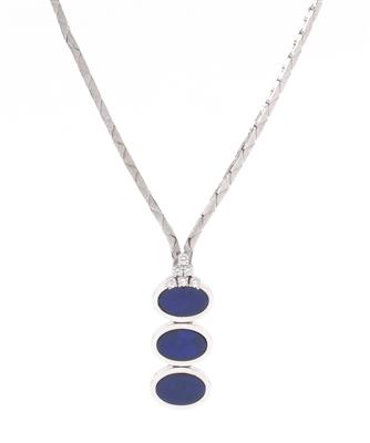 Brillant-Lapislazuli Collier - Arte, antiquariato e gioielli