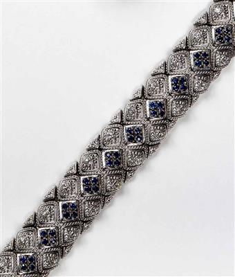 Saphir-Brillant-Armband - Arte, antiquariato e gioielli