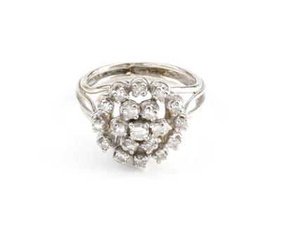 Diamant-Damenring ca. 0,40 ct - Arte, antiquariato e gioielli