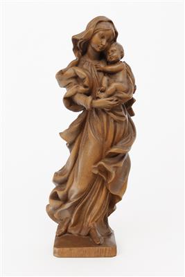 Skulptur "Madonna mit Kind" - Arte, antiquariato e gioielli