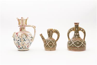 3 verschiedene Vasen um 1900 - Umění, starožitnosti, šperky