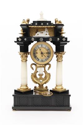 Biedermeier Kommodenuhr um 1830 - Arte, antiquariato e gioielli