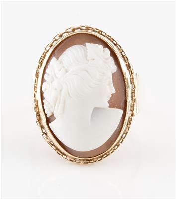 Ring mit Camee - Antiques, art and jewellery