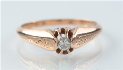 Brillant-Damenring ca. 0,12 ct - Antiques, art and jewellery