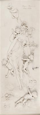 2 Reliefbilder nach Francois Duquesnoy 20. Jh. - Kunst, Antiquitäten und Schmuck online auction