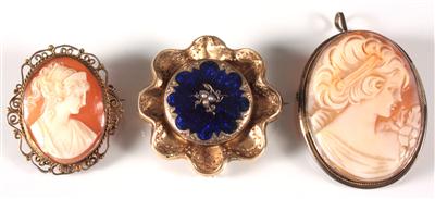 Halbperlenangehänge - Antiques, art and jewellery