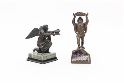 2 Bronzeskulpturen um 1900 - Arte, antiquariato e gioielli