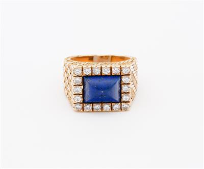 Brillant Lapis Lazuliring - Umění, starožitnosti, šperky