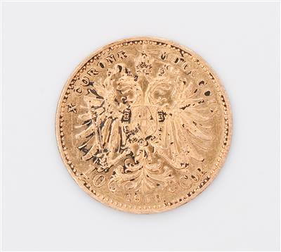 Goldmünze 10 Kronen - Antiques, art and jewellery